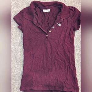 Aeropostale, Short Sleeve, Logo Polo-Maroon OR Yellow - Ladies Jr Small